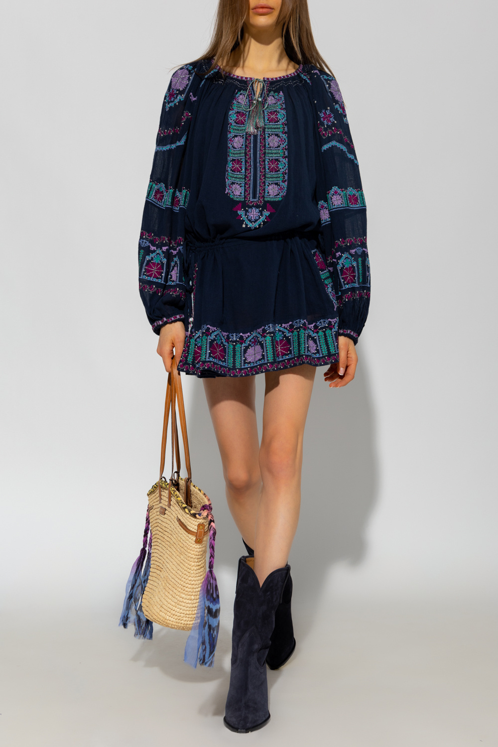 Isabel marant embroidered dress best sale